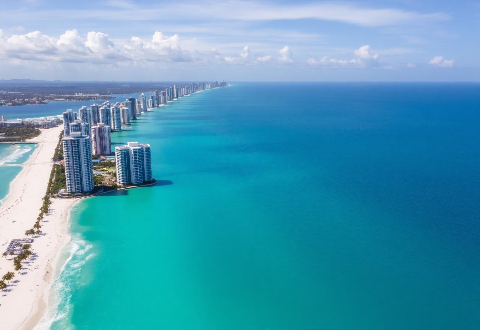 Downtown Miami skyline and Museum Park